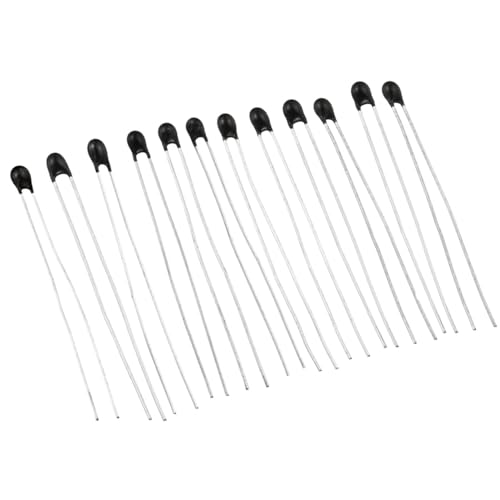 Widerstand, 12 Stück 5k-100k Ohm MF52 Thermistor Wasserdichter Temperatursensor mit Hoher Genauigkeit Digitaler Temperatursensor mit 30 mm Kabel, Thermistoren (10KB3435-L30) von Comforty