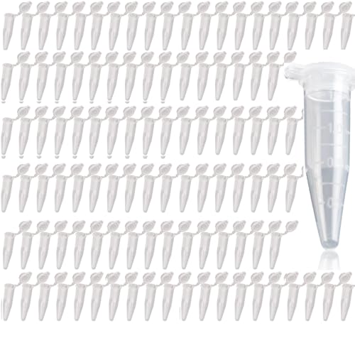 200 Stück Probenröhrchen 1,5ml, Reaktionsgefäße Stoffkapseln, Koks Röhrchen, leer zentrifugenröhrchen, Transparent Reaktionsgefäße Stoffkapseln 200 Stück Probenröhrchen 1,5ml, Reaktionsgefäße Stoffkapseln, Koks Röhrchen, leer zentrifugenröhrchen, Transparent Reaktionsgefäße Stoffkapseln von Comforty
