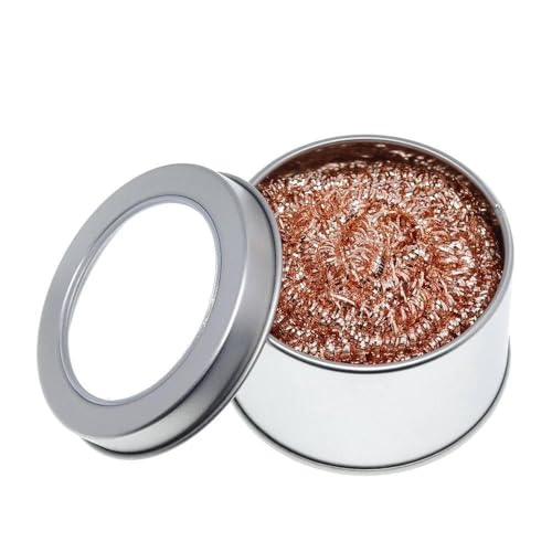 Lötspitzenreiniger, 55g Lötspitzenreinigungsdraht, Lötkolben Reiniger, Lötspitzen-Reinigungsdraht mit Messingwolle, Lötkolbenspitzenreiniger, Metall Spitzenreiniger, Messingspitzen Reinigungs Lötspitzenreiniger, 55g Lötspitzenreinigungsdraht, Lötkolben Reiniger, Lötspitzen-Reinigungsdraht mit Messingwolle, Lötkolbenspitzenreiniger, Metall Spitzenreiniger, Messingspitzen Reinigungs von Comforty