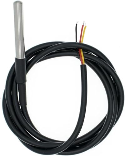 Wasserdichter Temperatursondensensor Thermoelementthermometer 2M mit wärmebeständigem Thermokabel von Comforty