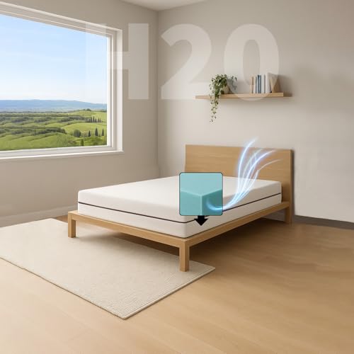 Comfy Line - Matratze für Doppelbett 175 x 190 cm aus Waterfoam Schaumstoff Höhe 20 cm. 7 Zonen, orthopädisch, frisch und atmungsaktiv, hergestellt in Italien von Comfy Line