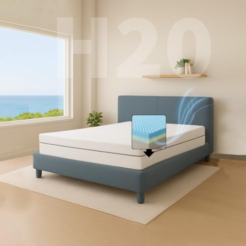 Comfy Line - Matratze für Doppelbett 175 x 195 cm aus Memory-Schaum Höhe 20 cm mit 7 verschiedenen Zonen orthopädisch. Frischer und atmungsaktiver Policot-Bezug. Hergestellt in Italien Comfy Line - Matratze für Doppelbett 175 x 195 cm aus Memory-Schaum Höhe 20 cm mit 7 verschiedenen Zonen orthopädisch. Frischer und atmungsaktiver Policot-Bezug. Hergestellt in Italien von Comfy Line