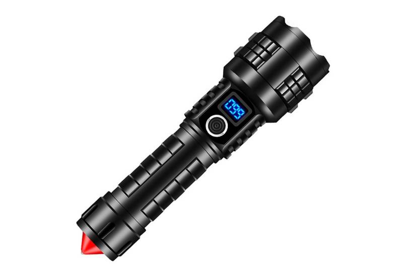 Comfy Mate LED Taschenlampe Taschenlampe LED Aufladbar, 2000 Lumen, 300 m Zoom, Wasserdicht (Typ-C) von Comfy Mate