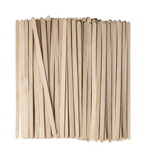 [1000 Stück] 7,5 Zoll – 19 cm Holz-Kaffeerührstäbchen – Holzrührstäbchen von Comfy Package
