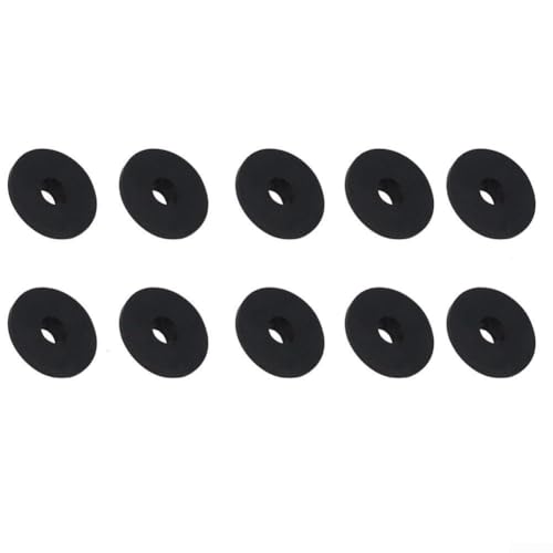 10 Gummibeschläge zum Festziehen loser WC-Sitze, 6 mm und 8 mm, kompatibel (M8 (für 8 mm)) von ComfyHarbor
