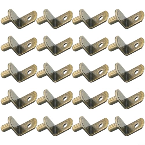 20 Stück 6 mm Metall-Regalstützstifte für Schränke und Möbel, um Regale fest zu halten und Regalebene und Stabilität zu erhalten 20 Stück 6 mm Metall-Regalstützstifte für Schränke und Möbel, um Regale fest zu halten und Regalebene und Stabilität zu erhalten von ComfyHarbor