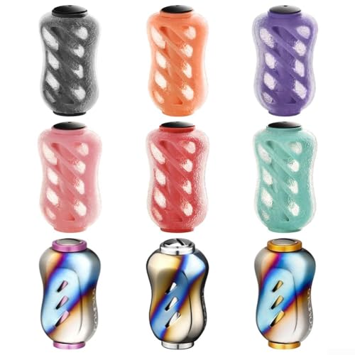 20 mm Spulenknauf für Daiwa Spin Baitcast-Angeln, ultraleichtes Design mit rutschfestem Griff für verbesserte Kontrolle, Violett 20 mm Spulenknauf für Daiwa Spin Baitcast-Angeln, ultraleichtes Design mit rutschfestem Griff für verbesserte Kontrolle, Violett von ComfyHarbor