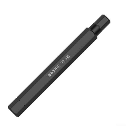 80 mm Elektro-Schraubendreher-Bit aus legiertem Stahl mit starkem Magnet für Schrauben und Werkzeug (H6) von ComfyHarbor