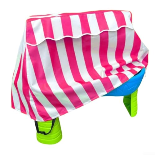 Abdeckung für Kinderwassertisch, verhindert Wasserschäden und Schmutz, starke Stabilität für Spielbereiche im Freien (Rosa) von ComfyHarbor