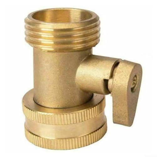 Absperrventil für Gartenschläuche 3/4 Einlass/Auslassanschluss für einfaches Durchflussmanagement von ComfyHarbor