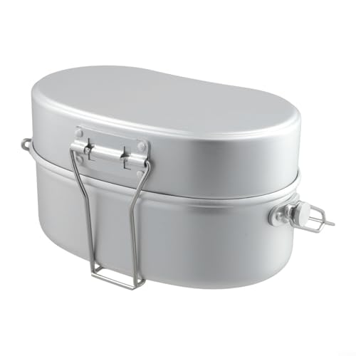 Aluminium-Kochtopf, vielseitig verwendbar, ideal für Picknicks im Freien (grün) von ComfyHarbor