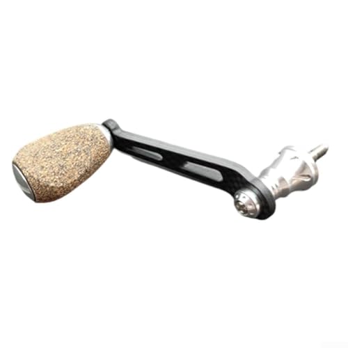 Angelrolle einarmiger Wippgriff kompatibel mit STELLA, CARDIFF, SEPHIA, Stradic, Wanford, Ultegra, Sahara und anderen Rollen, Kohlefaser-Design (Silber) von ComfyHarbor