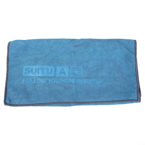 Auto-Trocken- und Reinigungstuch aus Fensterleder und Korallen-Fleece, Shammy zum Absorbieren von Wasser auf Autos, Schmuck, Uhren, Brillen und Spiegeln (35 x 75 cm) von ComfyHarbor