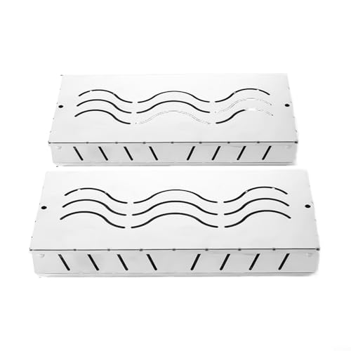 ComfyHarbor 2 Set Barbecues Smoke Box Edelstahl Holzspäne Rauchbehälter Grill Zubehör Outdoor Essen Kochen Werkzeuge von ComfyHarbor