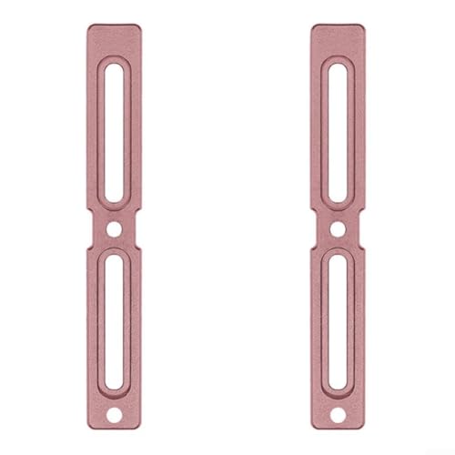 ComfyHarbor 2 Stück Aluminiumlegierung Fahrrad Wasserflaschenhalter Adapter Einstellbare Flaschenhalter Halterung für Straßen-, Berg-, Elektro- und Kinderfahrräder (Rosa) von ComfyHarbor