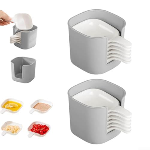 ComfyHarbor 2-teiliges Set Mehrzweck-Dip- und Knochenspuckschalen-Set für Hot Pot, Sojasaucen und Gewürze, praktische Saucenschalen für Zuhause von ComfyHarbor