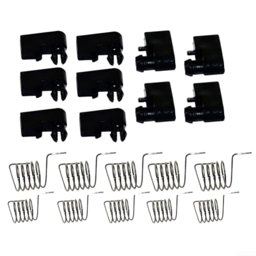 ComfyHarbor 20 Stück schwarze Rasentrimmer Rückstoßstarter Kralle Hund Feder Kit für FS80R FS85 FS85R FS94C HL56 HL75 HL91KC HL92C HL94C HS72 HS74 HS75 HS76 von ComfyHarbor