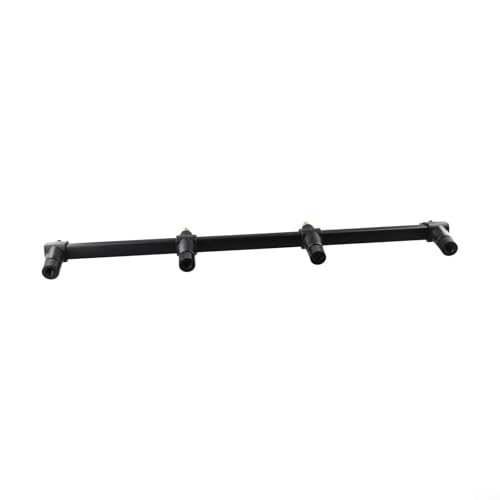 ComfyHarbor 4 Rod Pods - Karpfenangeln Bank Buzz Bar Halter Leichte Aluminium Stützhalterung Schwarz 45 cm Länge Rutenauflage von ComfyHarbor