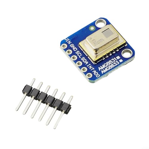 ComfyHarbor AMG8833 Infrarot-Thermo-Array-Temperatursensormodul mit 64 Pixel-Raster, 10 Hz Bildfrequenz für Mikrocontroller-Projekte, 3-5 V ComfyHarbor AMG8833 Infrarot-Thermo-Array-Temperatursensormodul mit 64 Pixel-Raster, 10 Hz Bildfrequenz für Mikrocontroller-Projekte, 3-5 V von ComfyHarbor