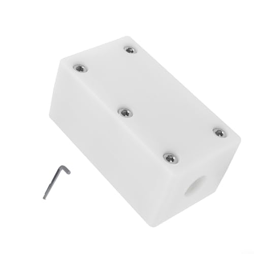 ComfyHarbor Boots-Angelrutenhalter, Befestigungsklampe für T-Schienen und Querstangen, PP-Material, Rutenhalterklemme, kompatibel mit 25–38 mm Rohren, weiß, Marinequalität (25 mm) von ComfyHarbor