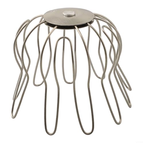 ComfyHarbor Dachrinnenschutz, Edelstahl, Fallrohrkappe passend für Regenwasserrohre, Dachrinne, Balkon, Bodenablaufabdeckung, verhindert, dass Blätter Schmutz Flüsse blockieren (50–70 mm) von ComfyHarbor