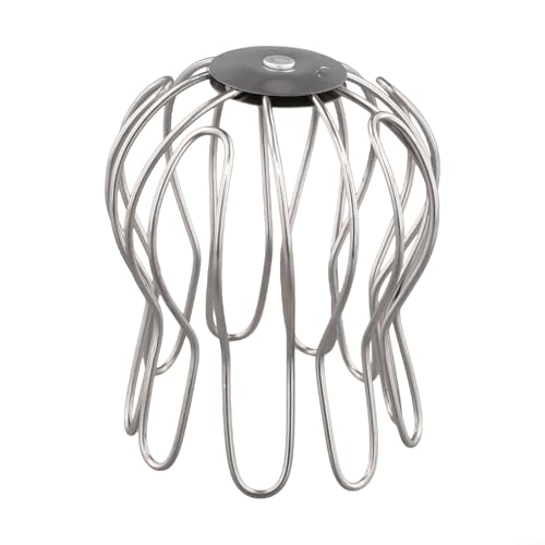 ComfyHarbor Dachrinnenschutz, Edelstahl-Fallrohrkappe, passend für Regenwasserrohr, Dachrinne, Balkon, Bodenablaufabdeckung, verhindert, dass Blätter Schmutz Flüsse blockieren (90–105 mm) von ComfyHarbor