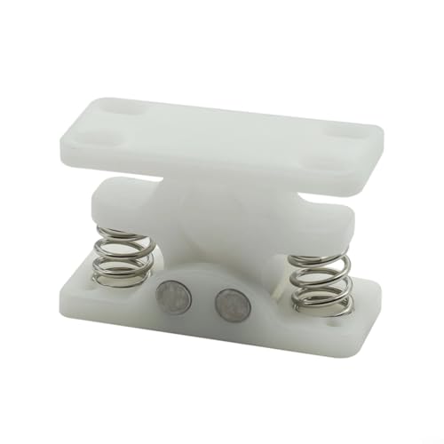 ComfyHarbor Doppelroll-Türschloss mit Federmechanismus, für Boote, Wohnwagentüren, Hardware-Zubehör, weiß (1 Stück) von ComfyHarbor