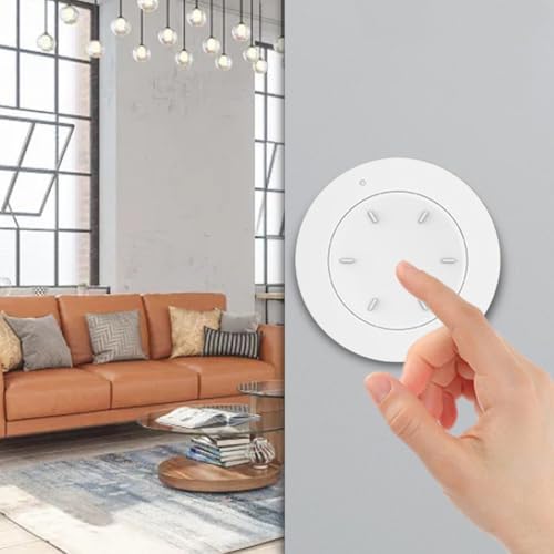 ComfyHarbor Drahtloser Drehknopf Dimmer Schalter für Smart Lighting Control Remote On Off und Helligkeitseinstellung funktioniert für Zigbee Hub ABS 44x44x18mm ComfyHarbor Drahtloser Drehknopf Dimmer Schalter für Smart Lighting Control Remote On Off und Helligkeitseinstellung funktioniert für Zigbee Hub ABS 44x44x18mm von ComfyHarbor