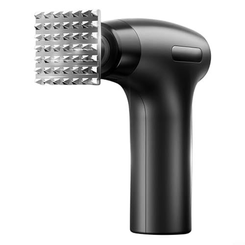 ComfyHarbor Elektrischer Fleischklopfer – Edelstahl-Küchenhelfer, USB-betriebenes Hammer-Werkzeug, für Steak, Rind, Huhn, 304 Stahl, abnehmbarer Kopf, schwarz von ComfyHarbor