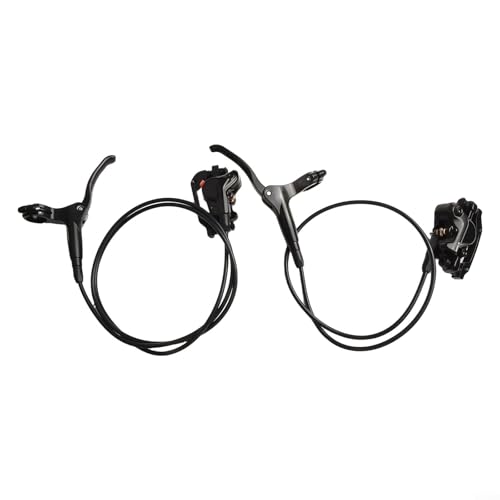 ComfyHarbor Fahrrad Hydraulisches Scheibenbremssystem Vorgefüllte Ölbremsen Mountainbike Bremshebel Set Doppelkolben Design für Vorder- und Hinterrad (L vorne R hinten) von ComfyHarbor