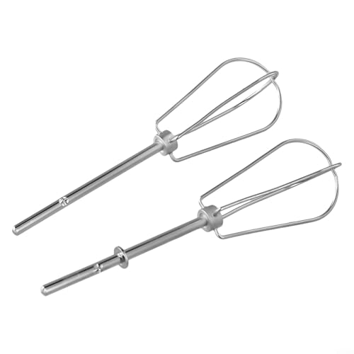 ComfyHarbor Für KitchenAid Mixer Beaters W10490648 Ersatzteile Edelstahl Turbo Schneebesen Set für Handmixer für KHM-Serie AP5644233 W10240913 2er-Pack von ComfyHarbor