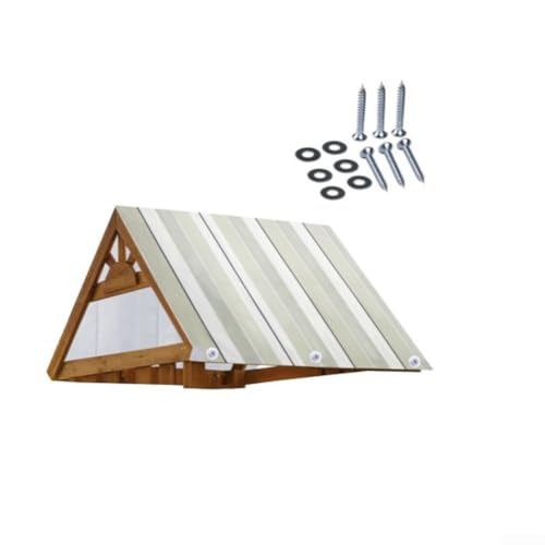 ComfyHarbor Gartenschaukel Abdeckung Ersatzplane 228x109cm Wetterbeständig Markise Schatten Top Abdeckung für Outdoor Spielplatz Struktur ComfyHarbor Gartenschaukel Abdeckung Ersatzplane 228x109cm Wetterbeständig Markise Schatten Top Abdeckung für Outdoor Spielplatz Struktur von ComfyHarbor