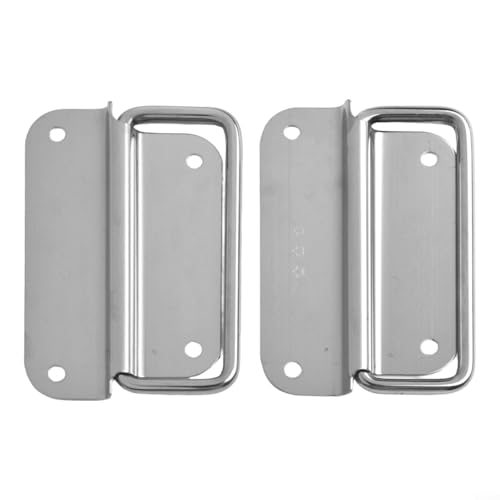 ComfyHarbor Klappgriff aus Edelstahl für einfachen Zugang zu Schränken und Schubladen, unsichtbares Design für einen stromlinienförmigen Look (L) von ComfyHarbor