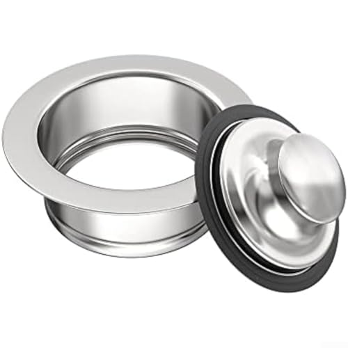 ComfyHarbor Küchenspüle Müllentsorgung Flansch Edelstahl 3-1/2 Zoll Spülbecken Ablaufaufsatz Lebensmittelabfall Entsorger mit Stopfen Deckel Silber Rostbeständig ComfyHarbor Küchenspüle Müllentsorgung Flansch Edelstahl 3-1/2 Zoll Spülbecken Ablaufaufsatz Lebensmittelabfall Entsorger mit Stopfen Deckel Silber Rostbeständig von ComfyHarbor