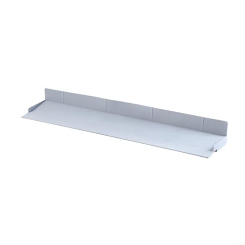 ComfyHarbor Küchenspüle Rand Spritzschutz 70 cm, Silikon wasserdichte Matte mit rutschfestem Boden, 7 cm hoch für kompletten Spritzschutz, Arbeitsplatte Wassersperre (Blau Grau) von ComfyHarbor