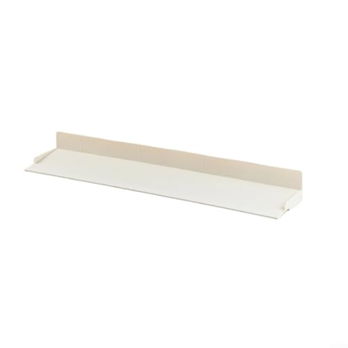 ComfyHarbor Küchenspüle Rand Spritzschutz 70 cm, Silikon wasserdichte Matte mit rutschfestem Boden, 7 cm hoch für kompletten Spritzschutz, Arbeitsplatte Wassersperre (Milchweiß) von ComfyHarbor