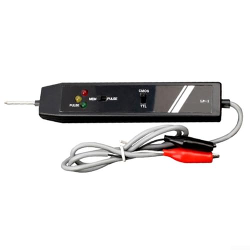 ComfyHarbor LP-1 Logiktester Hochfrequenz-Logiksonde mit LED-Anzeigen und Pulsspeicher für TTL, DTL, CMOS elektronische Schaltungsdiagnose, grau von ComfyHarbor