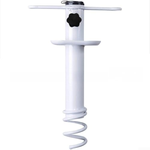 ComfyHarbor Strandschirm Sandanker Eisen Outdoor Schirmständer 3-Spirale Schraube Schnecke passend für 3,26 Zoll Stange Windabweisend Stabil von ComfyHarbor
