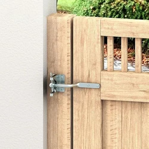 ComfyHarbor Türschloss aus Karbonstahl, robust, 43 x 116 mm, mit Montageschrauben für den Innen- und Außenbereich von ComfyHarbor