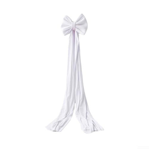 ComfyHarbor Übergroße Weihnachtsschleife aus Samt mit langem, verstellbarem Schwanz für Innen- und Außenbereich, Urlaubsdekorationen, 180 cm Flanell-Ornament für Baum, Hochzeitshintergrund von ComfyHarbor