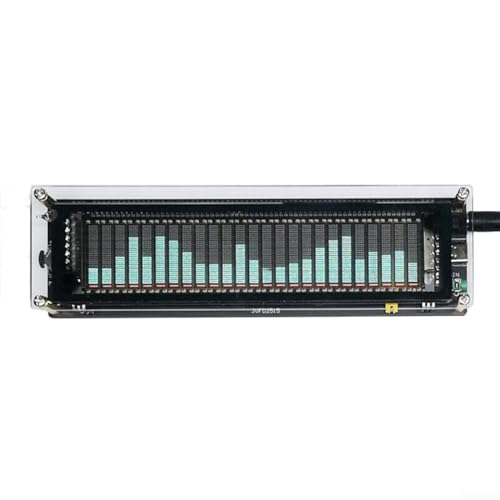 ComfyHarbor VFD2515 Digitaler Audio-Analysator mit Glas-Bildschirm, Schallpegelmesser, Spektrum-Visualisierungs-Set, einstellbare Verstärkungsregelung für Musik von ComfyHarbor