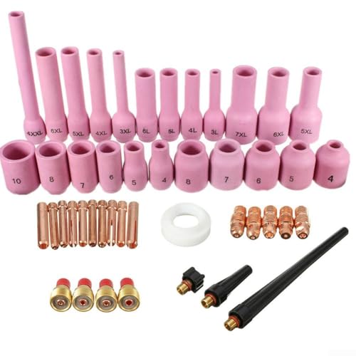 ComfyHarbor WIG Taschenlampe Zubehör Kit, kompatibel mit WP-9 WP-20 WP-25 & für Miller DB9 DB20 DB26, inklusive Spannzangen Düsen Gaslinse Rückdeckel für Rilon Riland Jasic Mitech Schweißmaschinen ComfyHarbor WIG Taschenlampe Zubehör Kit, kompatibel mit WP-9 WP-20 WP-25 & für Miller DB9 DB20 DB26, inklusive Spannzangen Düsen Gaslinse Rückdeckel für Rilon Riland Jasic Mitech Schweißmaschinen von ComfyHarbor