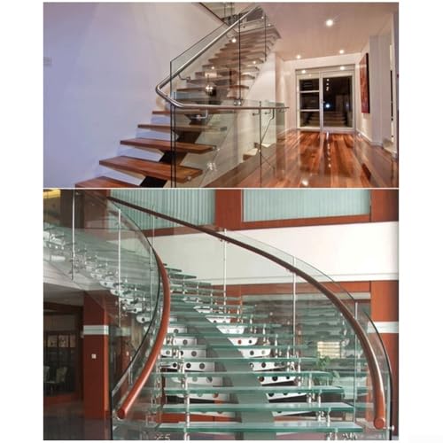 Edelstahl-Halterung für Wandhandläufe, perfekt für Treppen (60 x 60 mm) von ComfyHarbor