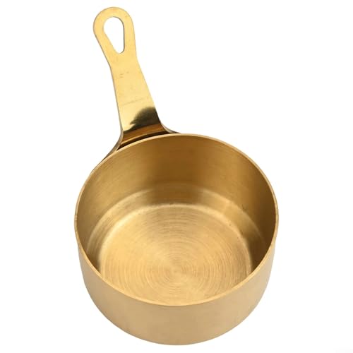 Effizienter Mini-Saucenpfanne, Edelstahl, Milchtopf für die Herstellung von Saucen und Soßen (金色S) von ComfyHarbor