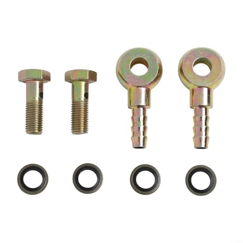 Effizientes 2er-Pack für Banjo-Schlauchstutzen für industrielle Anwendungen (10 mm) von ComfyHarbor