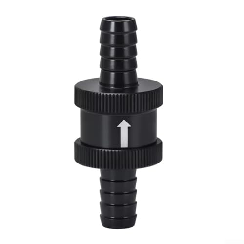 Einweg-Kraftstoff-Rückschlagventil, Aluminiumlegierung, für Diesel-Benzinmotor-Kraftstoffleitungen, verschiedene Größenoptionen (10 mm) von ComfyHarbor
