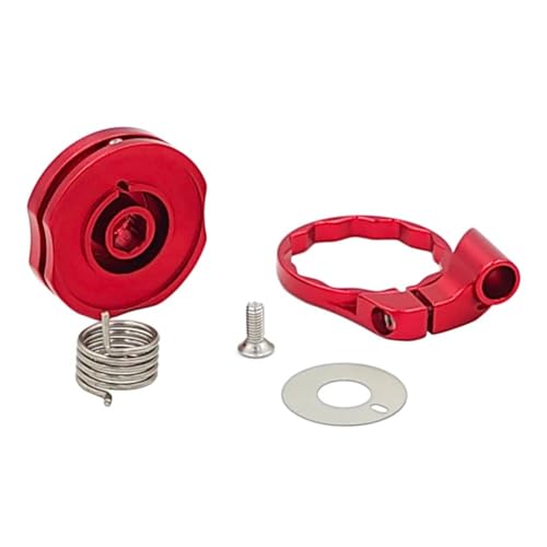 Fahrradgabelverriegelungsabdeckung mit Fernbedienungsfunktion für Manitou Mathete Comp/MRD/R7 zuverlässige Leistung (rot) von ComfyHarbor