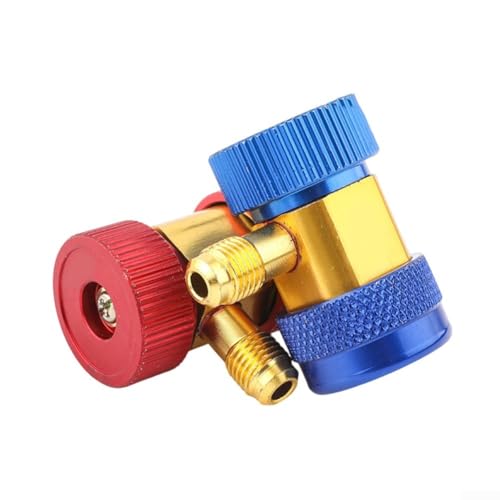 Fahrzeug-Klimaanlagen-Adapter-Armaturen verstellbar für R134A mit HL Schnellkupplung, unterstützt niedrige und hohe Seiten-Schnellverbinder Fahrzeug-Klimaanlagen-Adapter-Armaturen verstellbar für R134A mit HL Schnellkupplung, unterstützt niedrige und hohe Seiten-Schnellverbinder von ComfyHarbor