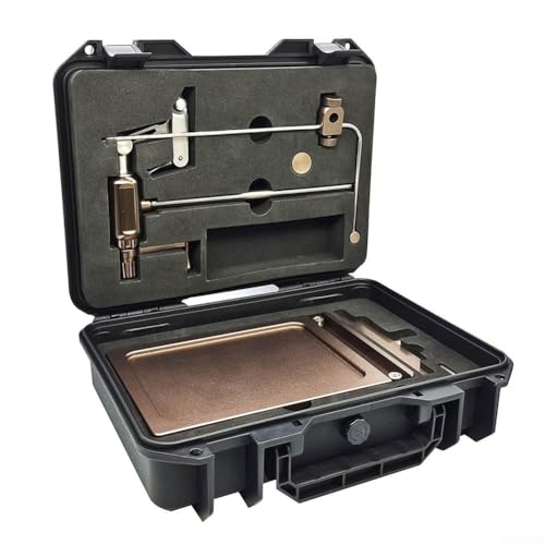 Fliegenbinden-Schraubstock mit 360-Grad-Drehung und schwerem Sockel, geeignet für Fliegenfischhakengrößen 28# bis 4/0# und verschiedene Köderarten Fliegenbinden-Schraubstock mit 360-Grad-Drehung und schwerem Sockel, geeignet für Fliegenfischhakengrößen 28# bis 4/0# und verschiedene Köderarten von ComfyHarbor