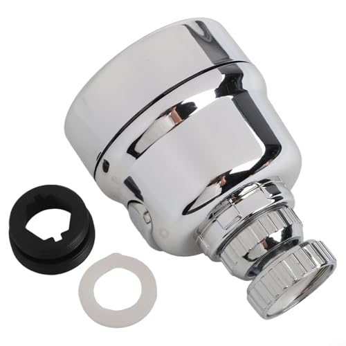 Für 360 Grad drehbare Küchenarmatur, Wasserhahnkopf, Wassersparender Sprüher mit 3 Einstellungen, Strahlbrause und Innengewinde, 22 mm, 24 mm, passend für die meisten runden Wasserhähne Für 360 Grad drehbare Küchenarmatur, Wasserhahnkopf, Wassersparender Sprüher mit 3 Einstellungen, Strahlbrause und Innengewinde, 22 mm, 24 mm, passend für die meisten runden Wasserhähne von ComfyHarbor